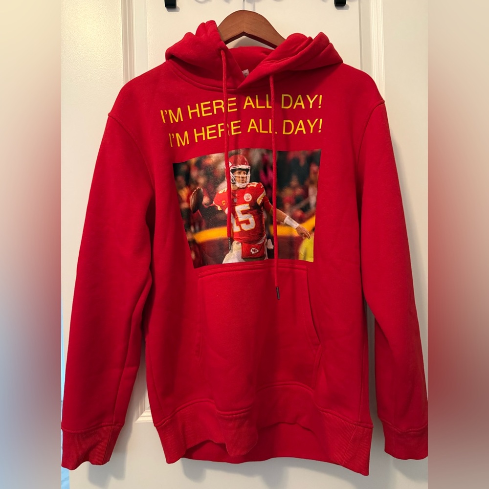 KANSAS CITY CHIEFS Red Graphic Hoodie